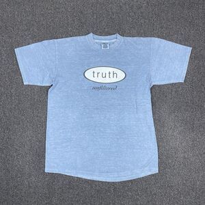 Vintage Truth Unfiltered T Shirt Anti Smoking Single Stitch Size Large